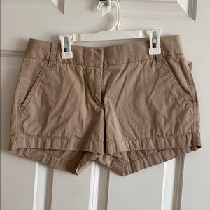 J.crew tan shorts